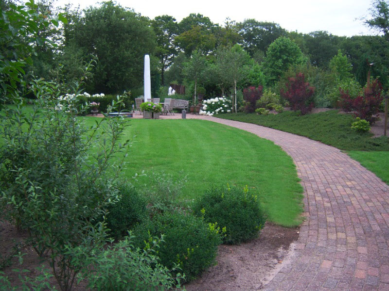 Aanleg Landelijke tuin (ronde vorm)